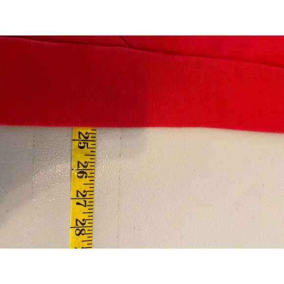 Levis Red Embroidered Floral Hoodie Sweatshirt Womens Pullover Medium - Picture 8 of 11